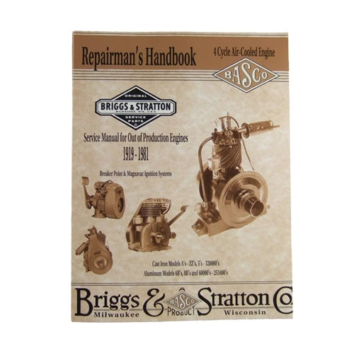 Briggs & Stratton 1919 - 1981 Repair Manual - CE8069 3 Briggs & Stratton 1919 - 1981 Repair Manual - CE8069