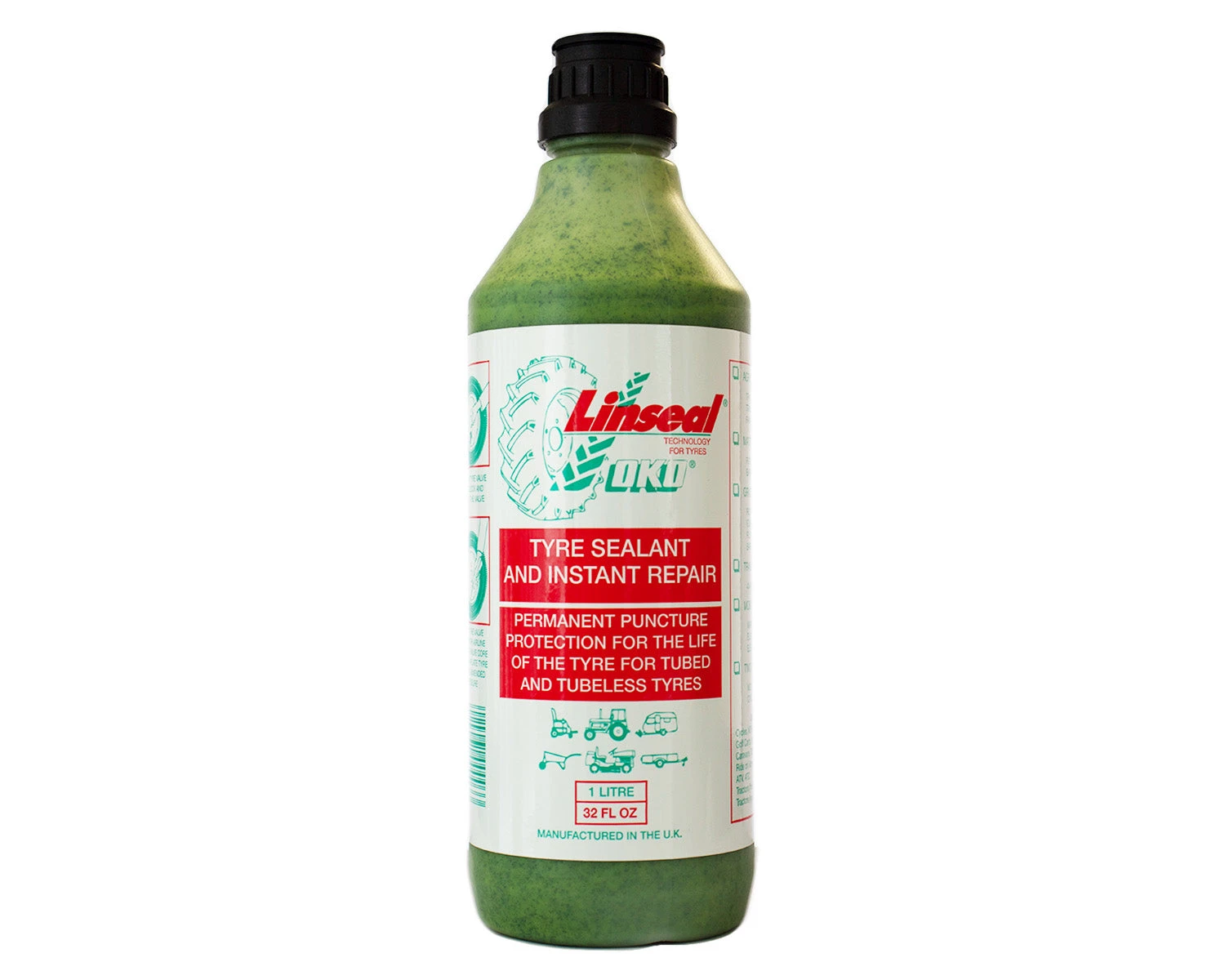 Linseal OKO Tyre Sealant And Instant Repair 1L 3 Linseal OKO Tyre Sealant And Instant Repair 1L