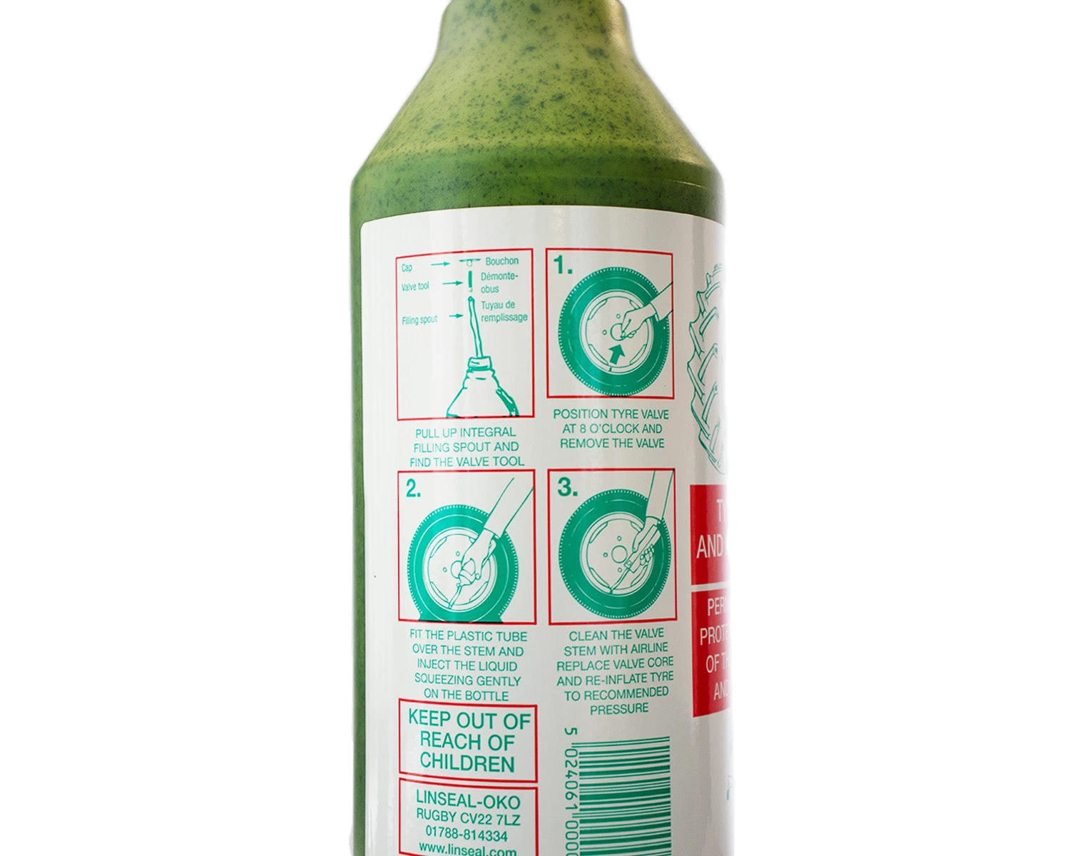 Linseal OKO Tyre Sealant And Instant Repair 1L 4 Linseal OKO Tyre Sealant And Instant Repair 1L - Image 2