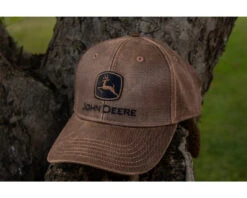 John Deere Oilskin Style Cap - MC13080879BW -Xtract Power MC13080879BW4