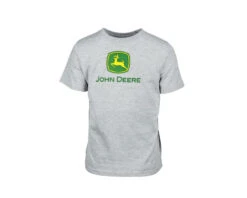 John Deere Junior Trademark T-Shirt Grey- MC739134OX
