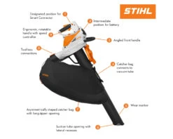 Stihl SHA56 Cordless Blower / Vacuum 11 Stihl SHA56 Cordless Blower / Vacuum -Xtract Power SHA56Blower